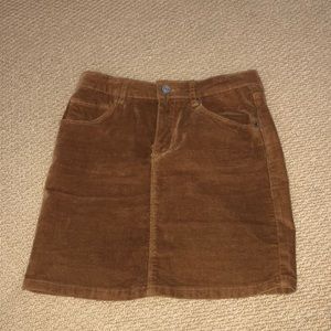 Velvet Mini Skirt